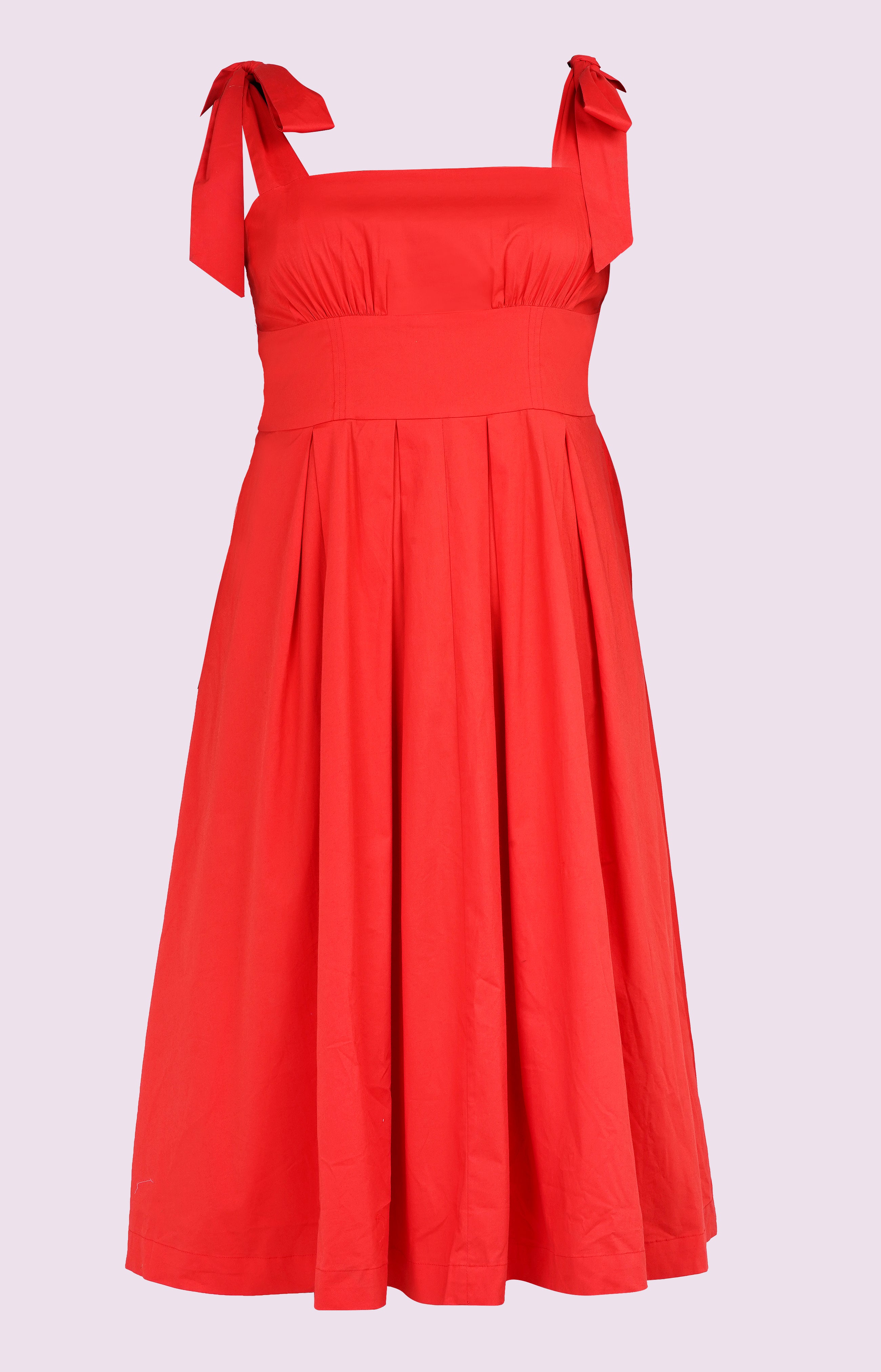 Penelope Bow Dress Poppy Red 3X Penelope Bow Dress Poppy Red 3X